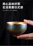 Load image into Gallery viewer, Luxury Jianzhan Tea Bowl – The Art of Timeless Elegance and Craftsmanship